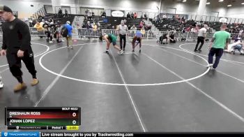 195 lbs Champ. Round 1 - Dreshaun Ross, IA vs Johan Lopez, IL