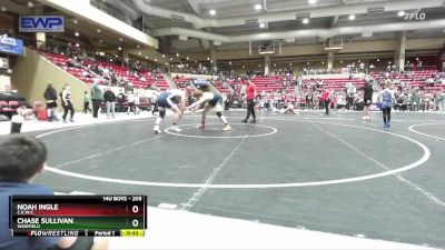 205 lbs Semifinal - Noah Ingle, C.K.W.C. vs Chase Sullivan, Widefield