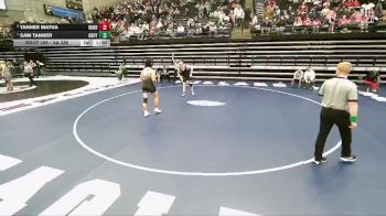 4A 285 lbs Quarterfinal - Sam Tanner, Green Canyon vs Tanner Matua, Hurricane