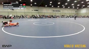 105 lbs Rr Rnd 2 - Colton Perry, Mat Warriors 14U vs Caden Bowling, OK Elite 14U Orange