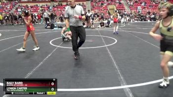 75 lbs Round 1 (6 Team) - Baily Baird, Queens Of Mayhem vs Lynkin Carter, The Untouchables