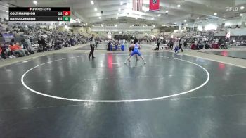 132 lbs Quarterfinals (8 Team) - Colt Maughon, Cleveland High School vs David Johnson, Kirkwood High School