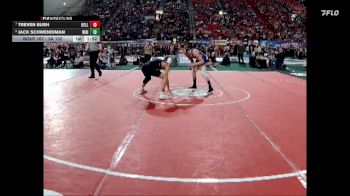 3A 132 lbs Quarterfinal - Treven Bush, Kellogg vs Jack Schwendiman, Ririe