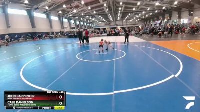 48 lbs Semifinal - John Carpenter, Best Trained Wrestling vs Case Danielson, Texas Elite Wrestling Club