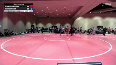 285 lbs Quarters - Josiah Rodriguez, Pennsylvania vs Basheer Hadi, Virginia