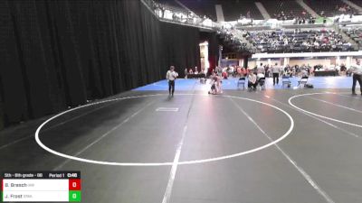 5th - 6th grade - 86 Cons. Round 1 - Jaycen Frost, Iowa vs Brogan Brasch, Immortal Athletics WC