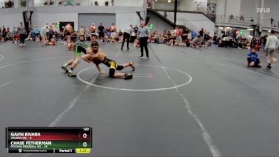 120 lbs Round 3 (8 Team) - Chase Fetherman, Pocono Regional WC vs Gavin Rivara, Validus WC