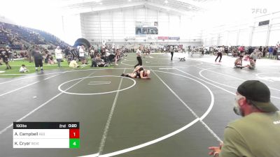 190 lbs Consi Of 8 #2 - Ayden Campbell, Red Wave Wrestling vs Kaden ...