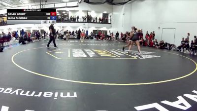 131 lbs Round 1 (16 Team) - Kylee Gaddy, Delaware State University vs Jania Dunigan, Schreiner University (A)