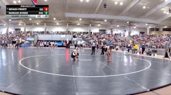 Girls 138 lbs Champ. Round 1 - Mariana Bowen, West Creek High School vs Nevaeh Pruett, Shelbyville Central High School