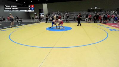 150 lbs Cons. Round 2 - Zach Benson, CO vs Cannon Vincent, AR