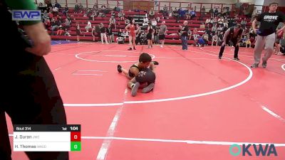 67 lbs Rr Rnd 3 - Jett Duran, Jay Wrestling Club vs Hollis Thomas, Wagoner Takedown Club