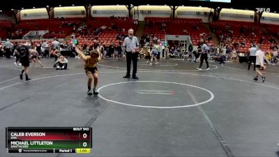 100-109 lbs Round 4 - Caleb Everson, Kwc vs Michael Littleton, Unattached