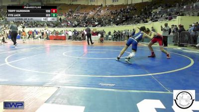 100 lbs Consi Of 8 #1 - Tripp Hardison, Verdigris vs Vye Lack, Deer Creek Wrestling