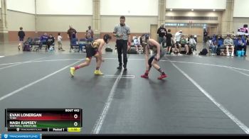 100 lbs Round 3 - Evan Lonergan, TCWC vs Nash Ramsey, Whitwell Wrestling