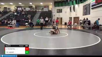 195 lbs Round 3 - Nathaniel Lockett, Illinois vs James Humphrey, Greater Heights Wrestling