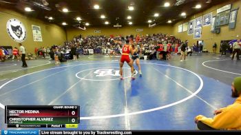 145 lbs Champ. Round 2 - Hector Medina, Oxnard vs Chriistopher Alvarez, Camarillo