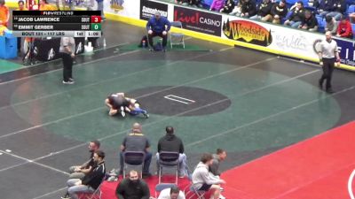 117 lbs Round Of 64 - Jacob Lawrence, Southeastern vs Emmit Gerber, South Williamsport