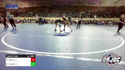 110 lbs Quarterfinal - Brilynn Mejia, Panhandle RTC vs Stella Caygill, Raw Wrestling Club