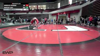 110 lbs Semifinal - Kaylie Jackson, Comanche High School Girls vs Olivia Manes, Joplin