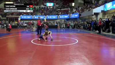 52 lbs Cons. Round 4 - Colt Jacobi, Big Sandy Pioneers vs Jack Spencer, Malta Mustang Wrestling Club