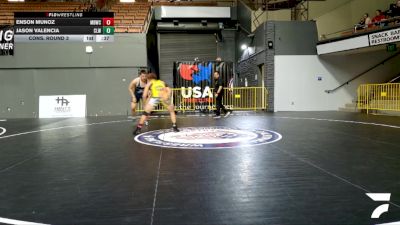 Open Men - 86 lbs Cons. Round 3 - Enson Munoz, Mad Dog Wrestling Club vs Jason Valencia, Club Lucha Wrestling