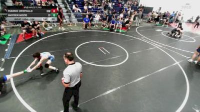 106 lbs Semifinal - Rianno Oropallo, Rancho Bernardo WC vs Hayden Nozie, Canyon View