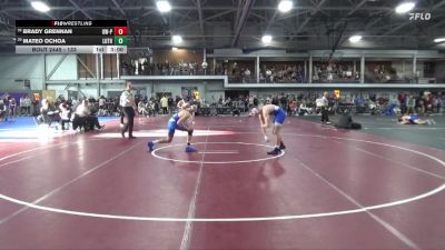 133 lbs Cons. Round 4 - Brady Grennan, Wisconsin-Platteville vs Mateo Ochoa, Luther