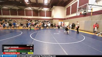 95 lbs Quarterfinal - Avery Roberts, Aviator Wrestling Club vs Wesley Davidson, Wasatch