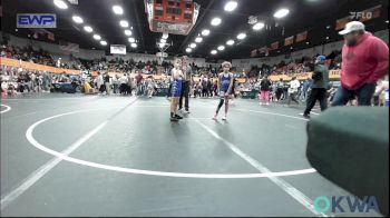 64 lbs Rr Rnd 2 - Tanion Green, Harrah Little League Wrestling vs Carter McManus, Piedmont