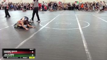 64 lbs Round 1 (6 Team) - Dominic Rocco, Donahue WA vs Javi Flores, Ohio Gold 24K