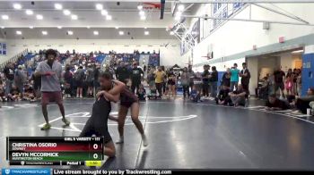 111 lbs Semifinal - Christina Osorio, Downey vs Devyn McCormick, Huntington Beach