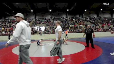 80 lbs Quarterfinal - Dawson Evans, Georgia vs Will Vickrey, North Paulding Takedown Club