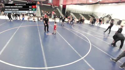 50-54 lbs Round 2 - Owen Heckenliable, West Valley City vs Peyton Draper, Roy Wrestling Club