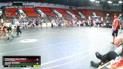 167 lbs Semifinal - Zymarion Hollyfield, Midwest Xtreme vs Drake Bowers, Wave WC