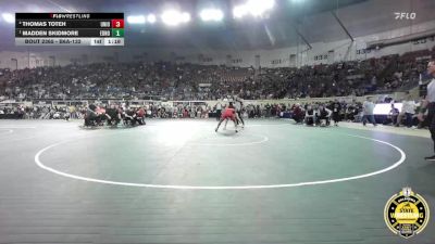 B6A-132 lbs Semifinal - Madden Skidmore, Edmond North vs Thomas Toteh, Union