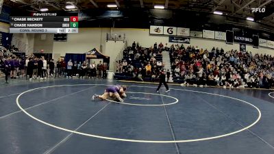 133 lbs Cons. Round 3 - Chase Hanson, Southwest Minnesota State vs Chase Beckett, Minnesota State