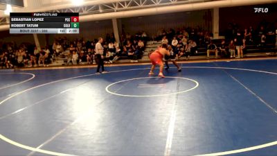 285 lbs Champ. Round 2 - Sebastian Lopez, Pratt Community College vs Robert Tatum, Colby Community College