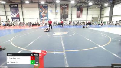 100 lbs Rr Rnd 3 - Stryker Sanders, 84 Athletes vs Maclain Chase, Ohio Titan Scarlet