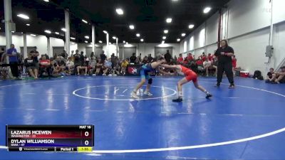 87 lbs Semis & 1st Wrestleback (8 Team) - Lazarus McEwen, Washington vs Dylan Williamson, Iowa