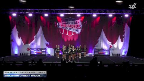 Champion Cheer - Shock [2025 L2.2 Youth - PREP Day 1] 2025 NCA Holiday Classic