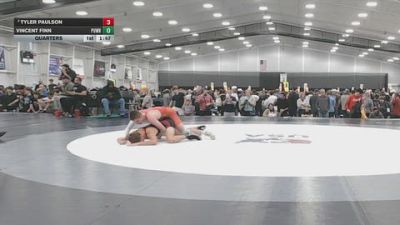 138 lbs Quarters - Tyler Paulson vs Vincent Finn, Purler Wrestling