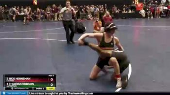 141 lbs Cons. Round 4 - 4 Theorius Robison, Jamestown vs 2 Nick Henneman, Lourdes