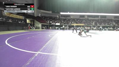 138 lbs Quarterfinal - Anja Hansen, Ottawa - Arizona (W) vs Kaylynn Lairson, Tarleton State (W)