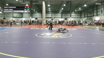 165 lbs Allday - Brady Ming, HEAVY HITTING HAMMERS vs Evan Thompson, UNION PINES