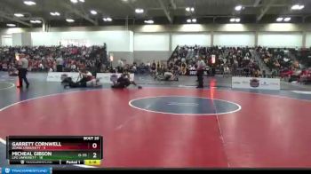 184 lbs Semis & 3rd Wb (16 Team) - Garrett Cornwell, Doane University vs Micheal Gibson, Life University