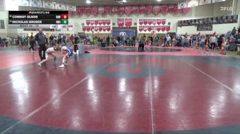 70 lbs Cons. Round 1 - Nicholas Bruder, Owatonna Wrestling Academy vs Conway Olson, Rum River Wrestling