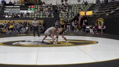 133 lbs Quarterfinal - Jackson Tucker, Little Rock vs Isaiah Schaefer, Purdue