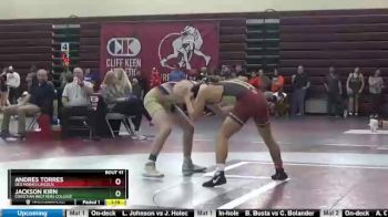 132 lbs Round 1 - Andres Torres, Des Moines Lincoln vs Jackson Kirn, Christian Brothers College
