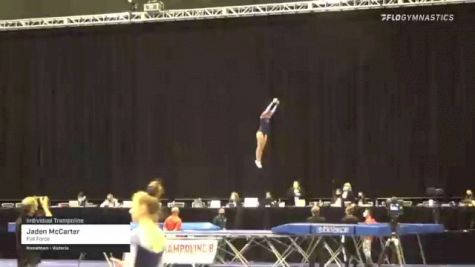 Jaden McCarter - Individual Trampoline, Full Force - 2021 USA Gymnastics Championships